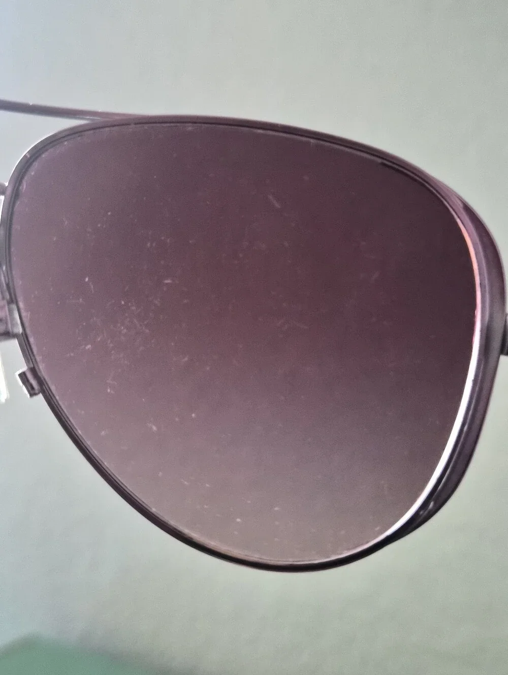 Michael Kors Plum Purple Aviator Sunglasses 70s Boho Jet Set